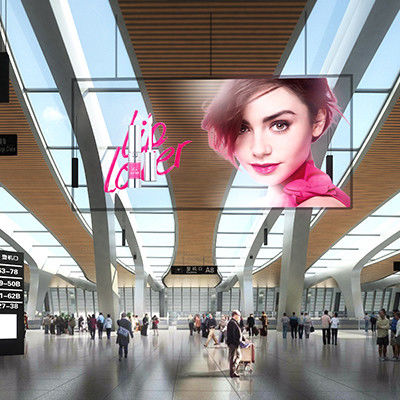 4K Painel de exibição LED transparente e fino Multicolor Alta Definição