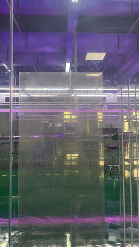 Indoor Waterproof Transparent LED Signage, Multicolor LED Transparent Film Screen
