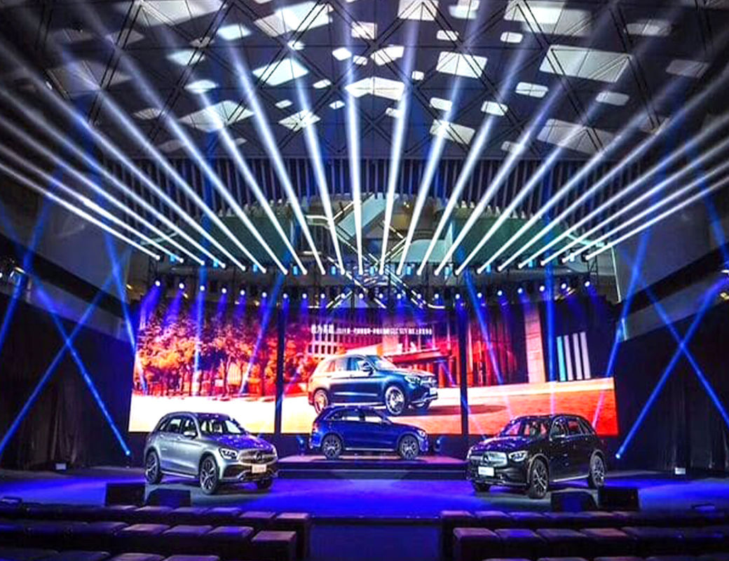 P2.97 64x64 Aluguer LED Display Screen SMD1921 Full Color Para o palco