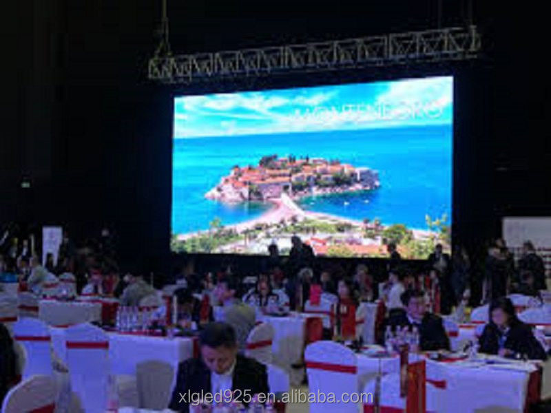 Display LED de aluguer de palco ao ar livre P2.97mm IP65 à prova d'água 5000cd/m2