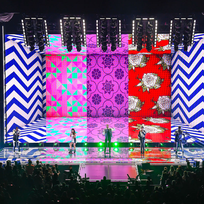 64x64 Escenário LED Panel Screen Aluguel Multipurpose Full Color P3.91mm