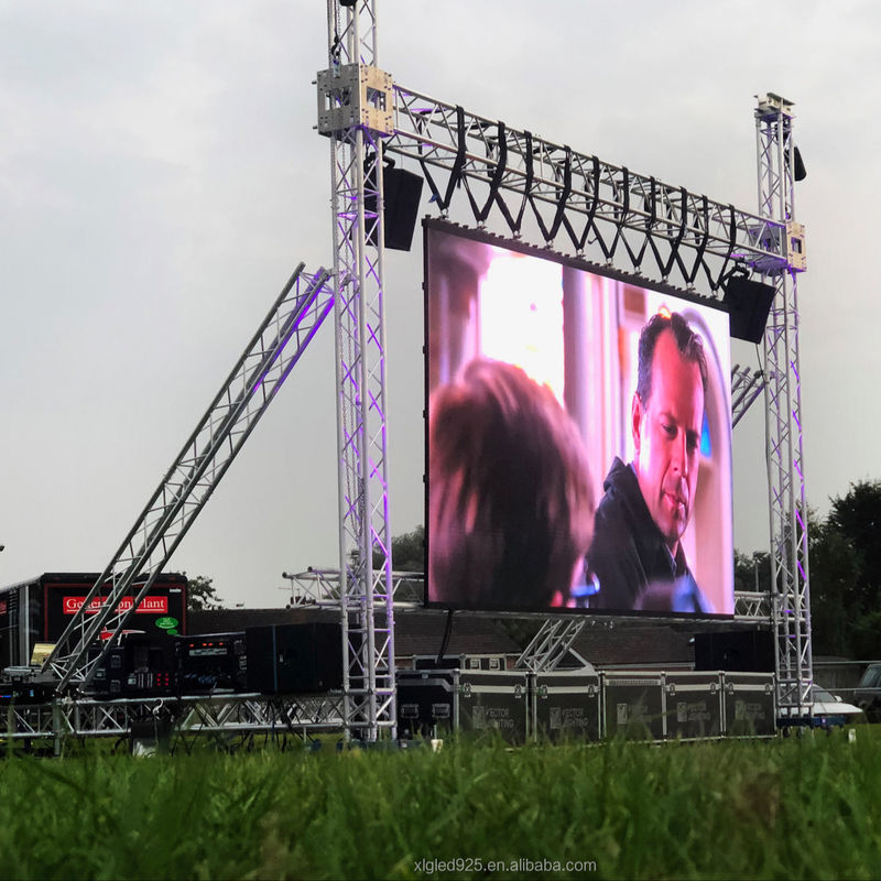64x64 Escenário LED Panel Screen Aluguel Multipurpose Full Color P3.91mm