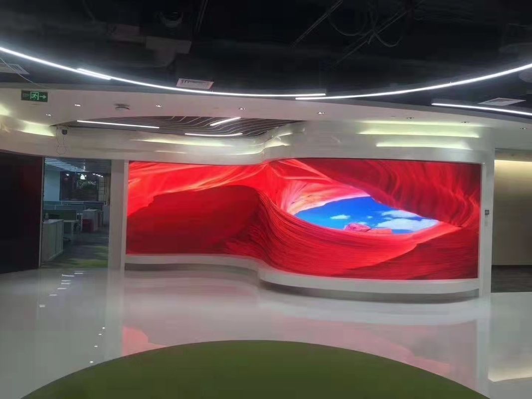 HD Publicidade Indoor LED Display Screen Full Color Brilho de 16 bits