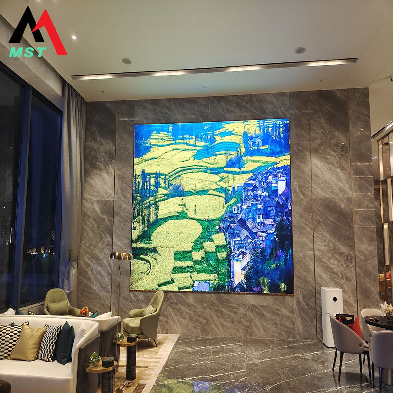 Ecrã comercial de LED interior P3.91 SMD2121 em cores completas