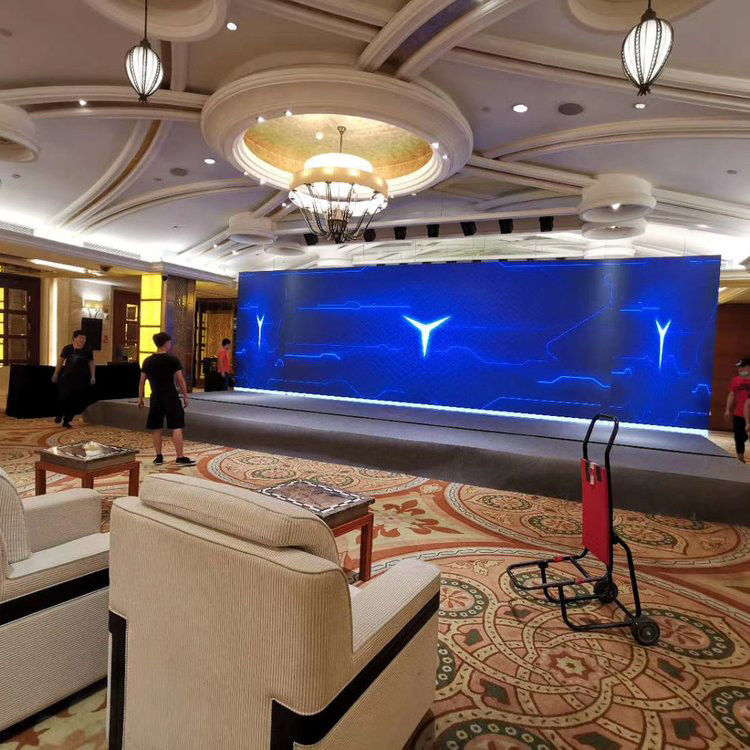 160x80 Muralha de vídeo interior durável, tela de display LED para publicidade interior
