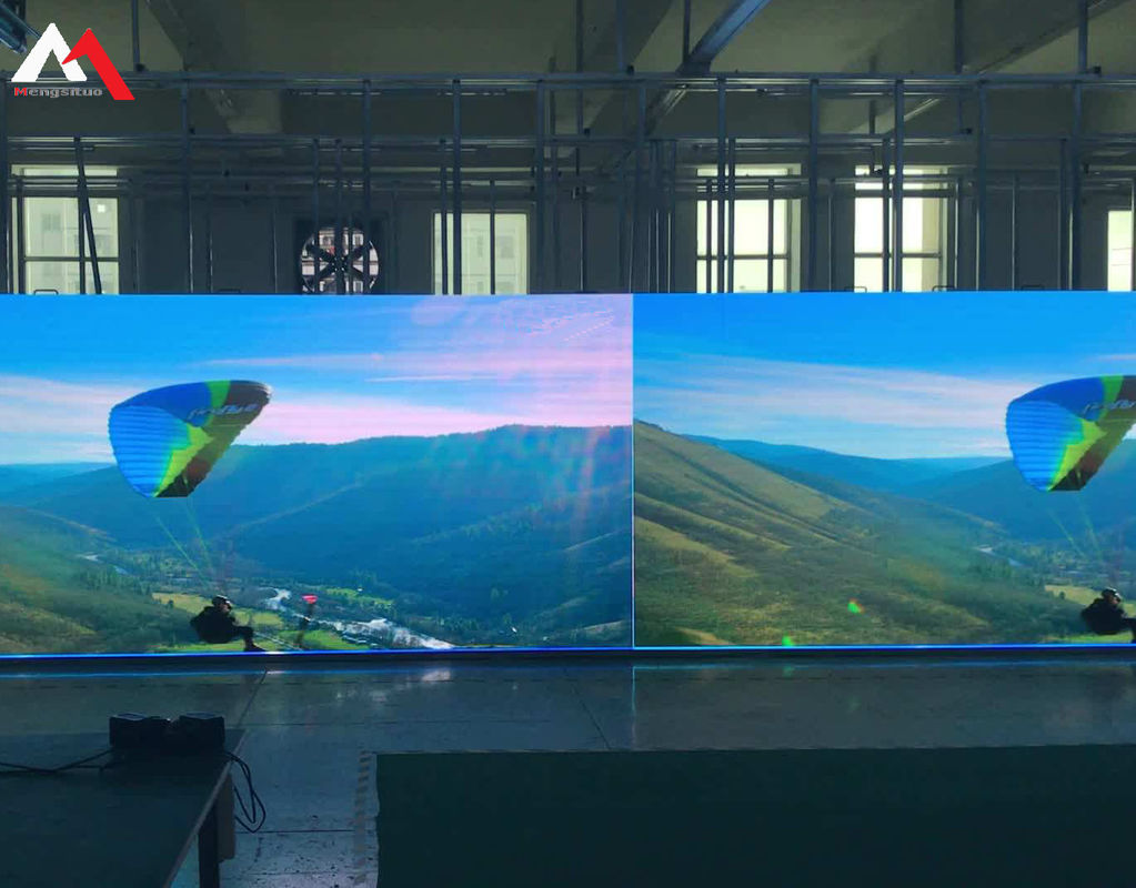 160x80 Muralha de vídeo interior durável, tela de display LED para publicidade interior
