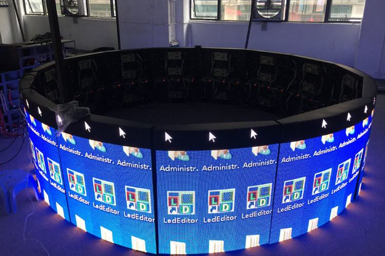 SMD1921 LED Virtual Production Screen Multiscene 3840HZ em cores completas