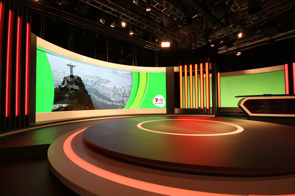 3840Hz IP65 Tecnologia de ecrã inovadora, Multicolor Flexível LED Video Wall