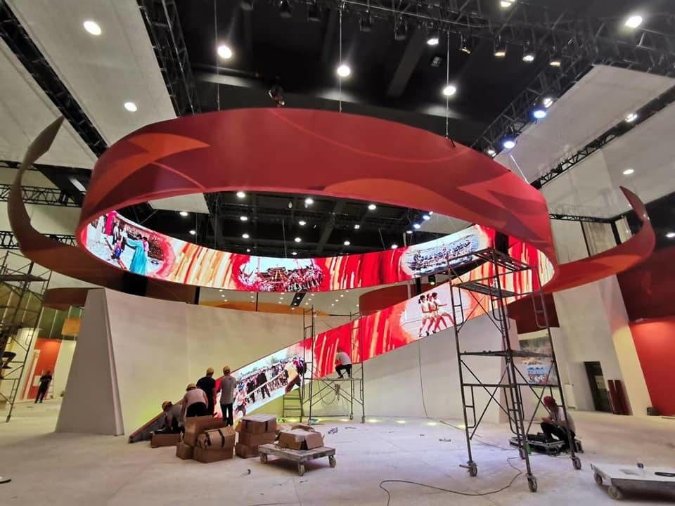 3840Hz IP65 Tecnologia de ecrã inovadora, Multicolor Flexível LED Video Wall