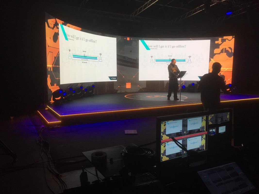 Display LED RGB HD para eventos de palco Multicolor Flexível para concerto