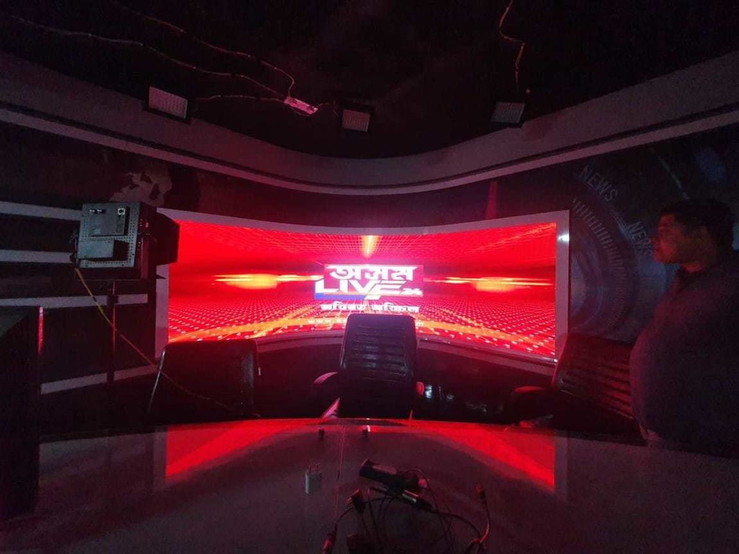 Display LED RGB HD para eventos de palco Multicolor Flexível para concerto