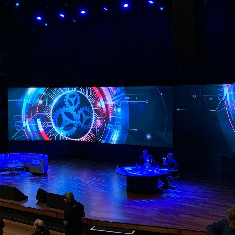 ROHS LED estável para cenário de palco, tela LED prática para casamento