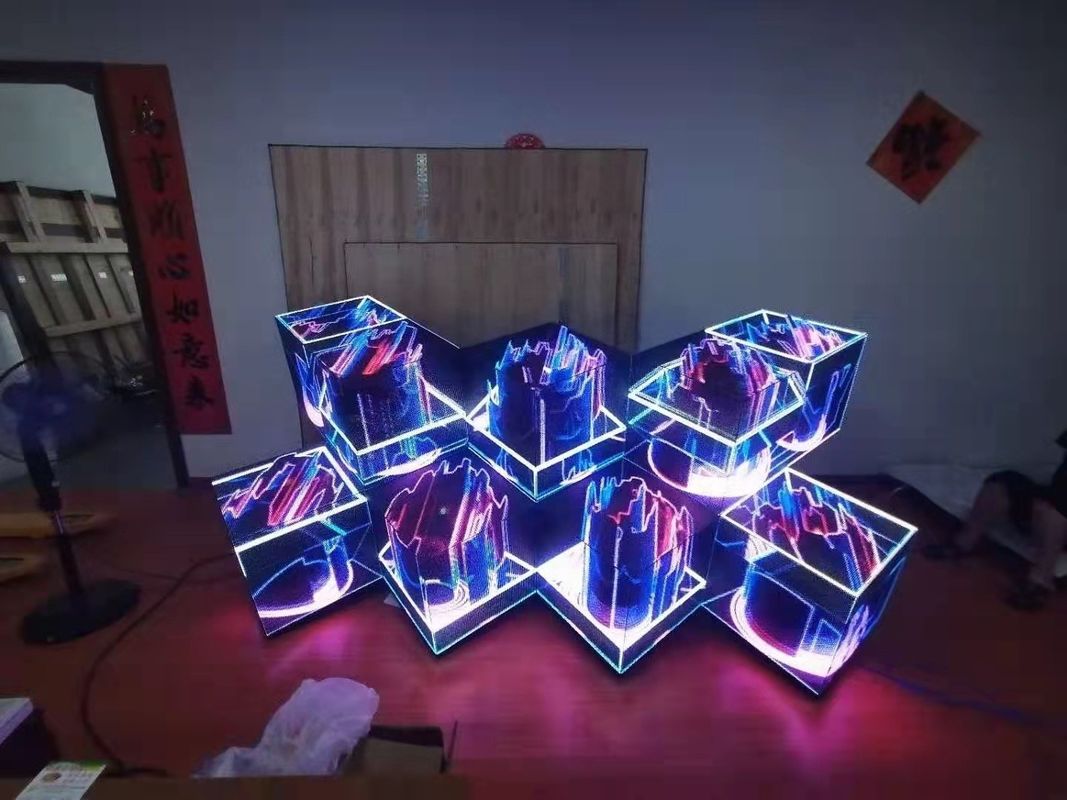 Display LED flexível leve Mural de tela Multicolor 2mm Pitch de pixels