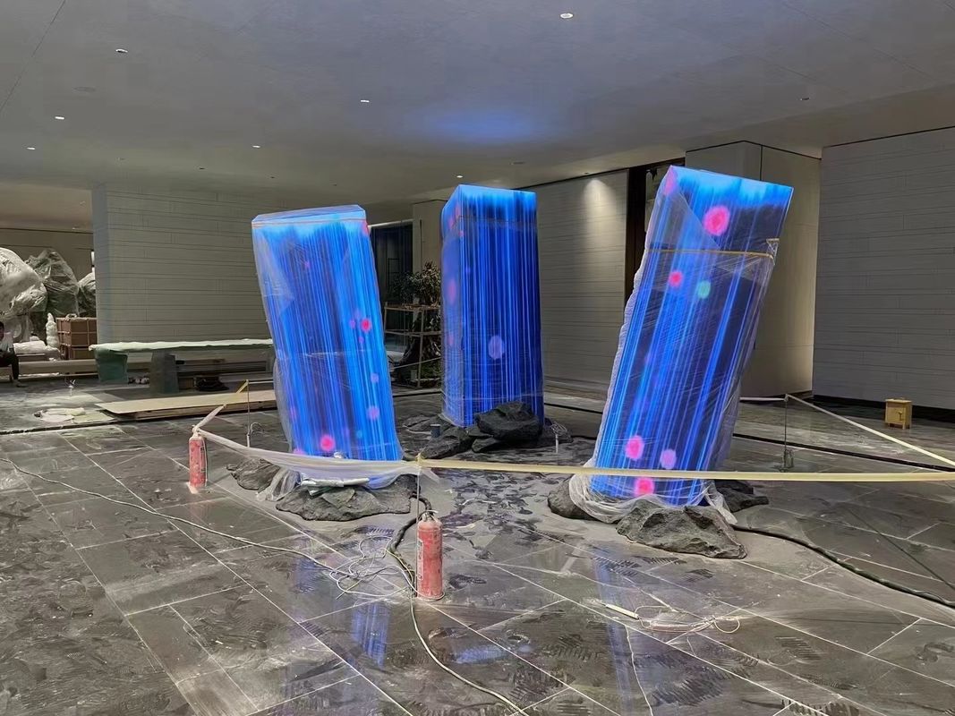 Muralha de vídeo LED curva de canto sem costura, Exibição LED Display Soft Module