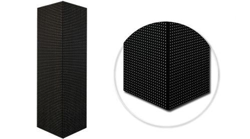 Muralha de vídeo LED curva de canto sem costura, Exibição LED Display Soft Module